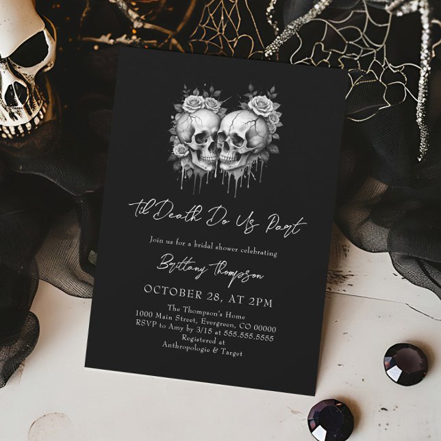 Til Death Do US Party Bridal Dusche Einladung (Von Creator hochgeladen)