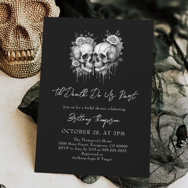 Til Death Do US Party Bridal Dusche Einladung (Von Creator hochgeladen)