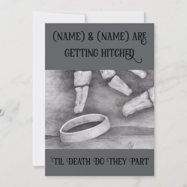 'Til Death Einladung (Vorderseite)