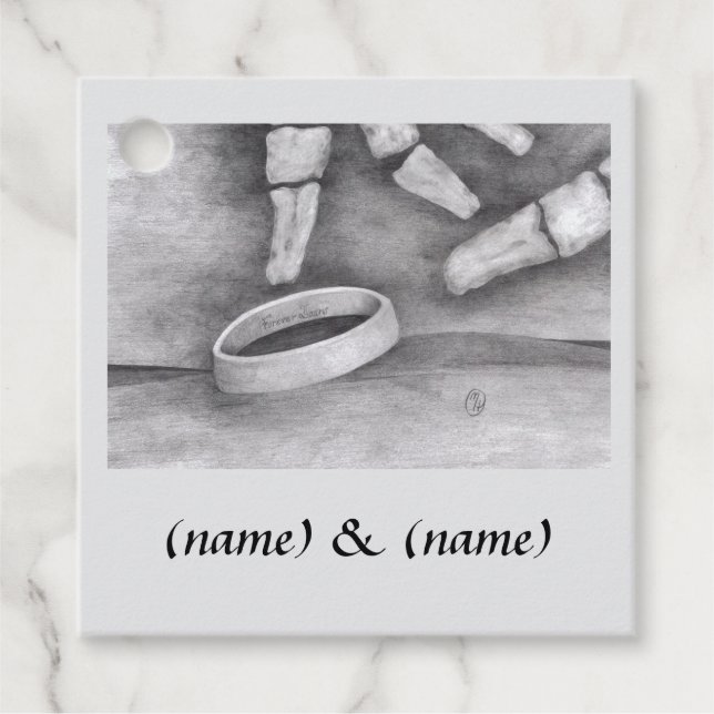 "Til Death" Geschenkanhänger (Vorderseite)