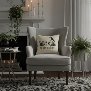 Til Death Gothic St Patricks Day Floral Skull Kissen