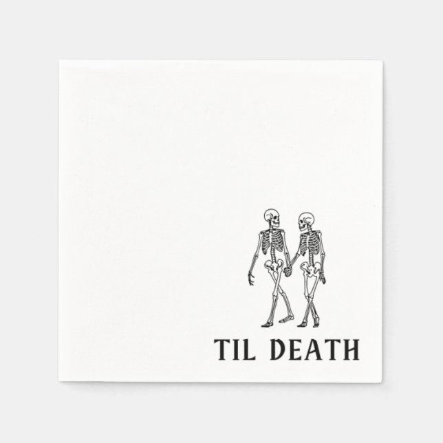 Til Death Napkins Serviette (Vorderseite)