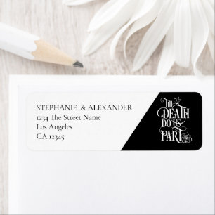 Til Death us Part Rücksendeadresse Gothic Wedding