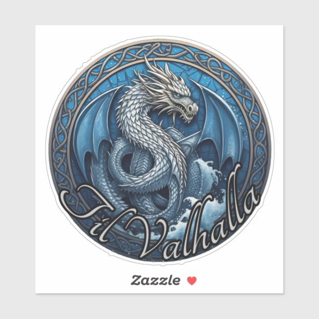 Til Valhalla Vinyl Sticker (Blatt)