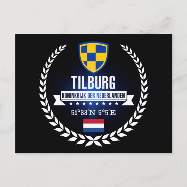 Tilburg Postkarte (Vorderseite)