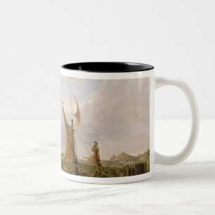 Tilbury-Fort - Wind gegen die Gezeiten, 1853 (Öl Zweifarbige Tasse