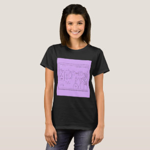tilde.town ASCII angepasstes Shirt Kunst