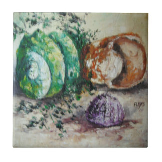 Tile Ann Hayes Painting Muscheln Fliese