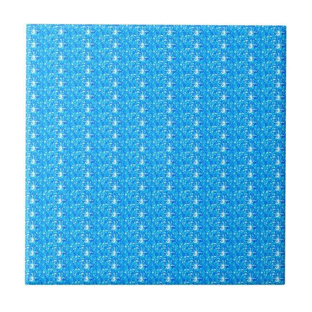 Tile Baby Blue Glitzer Fliese (Vorderseite)