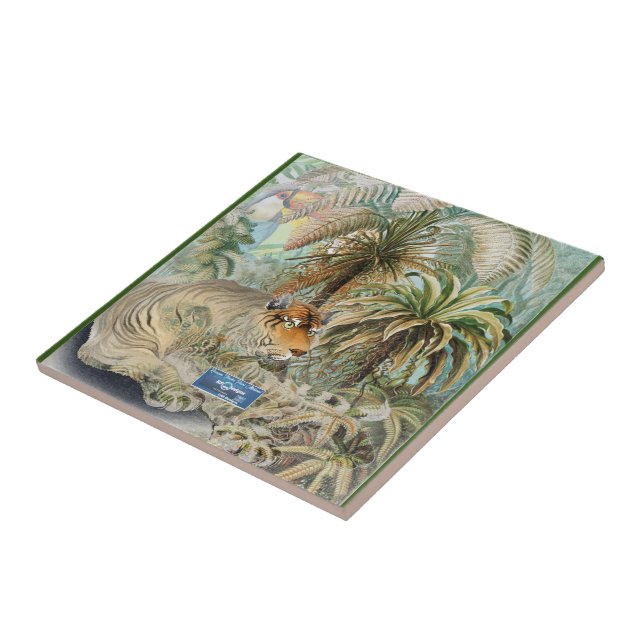 Tile Dark-Green(Jungle Fieber) RFPMDesign ©️ 2024 Fliese (Seite)