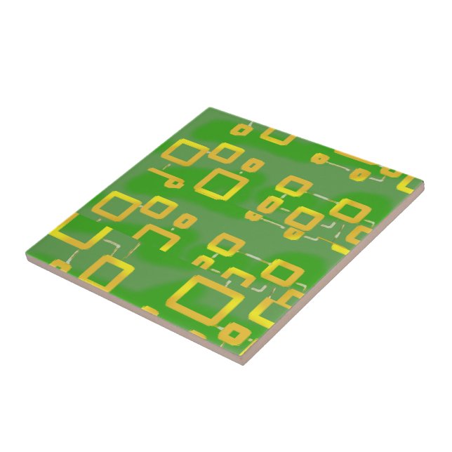 Tile der geometrischen Keramik Fliese (Seite)
