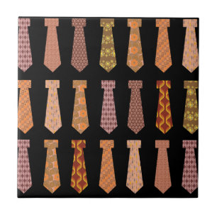 Tile Full of Krawatte Menswear Pattern Novelty Fliese
