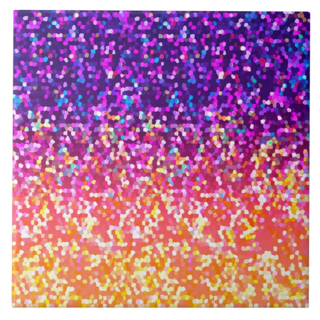 Tile-Glitzer-Grafik Fliese (Vorderseite)