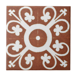 Tile Irish Keramik Art Design Red Cloue Fliese