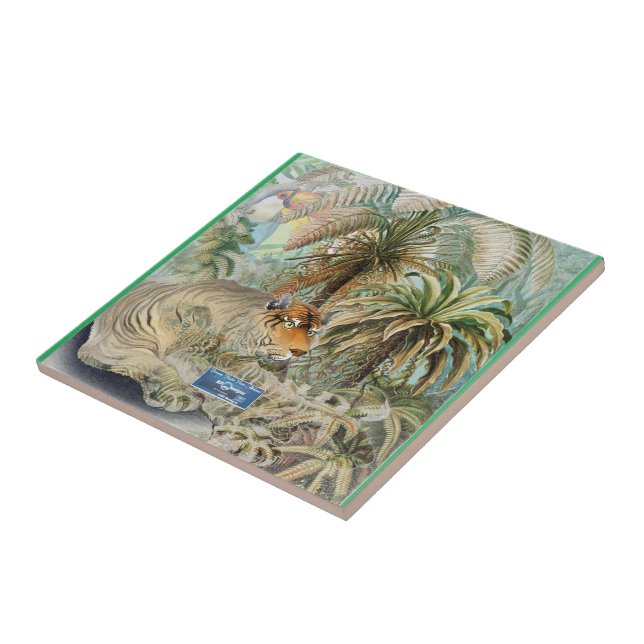 Tile Light-Green(Jungle Fever) RFPMDesign ©️ 2024 Fliese (Seite)