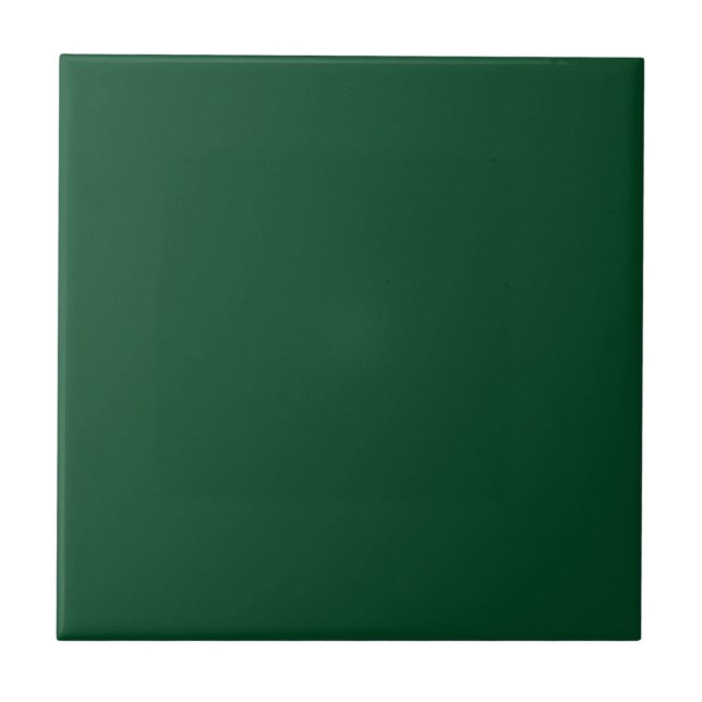 Tile mit dunklem Evergreen Hintergrund Fliese (Vorderseite)
