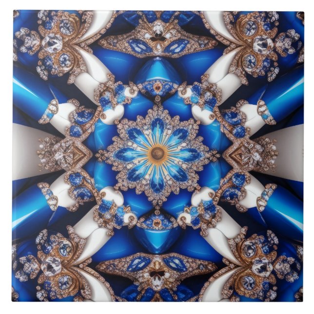 Tile mit modernem argentinischen Farben Fliese (Vorderseite)