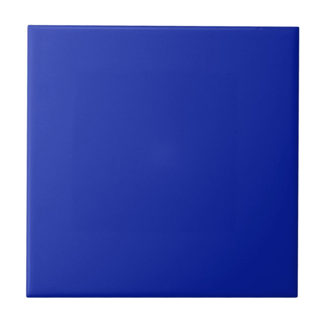 Tile mit Royal Blue Background Fliese (Vorderseite)