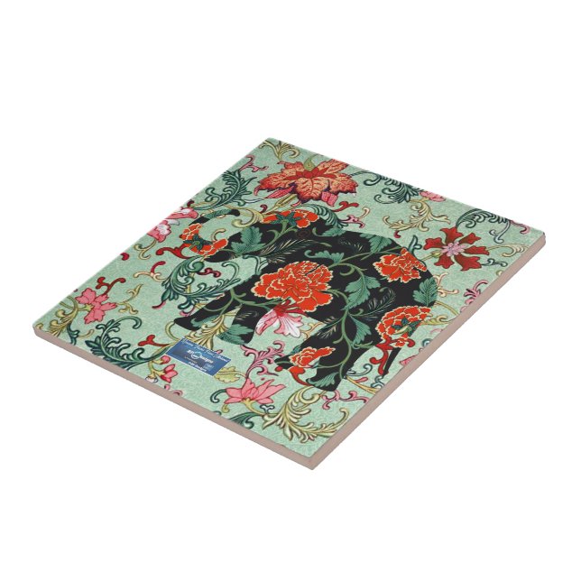 Tile Sage(Blütenmelder) RFPMDesign ©️ 2024 Fliese (Seite)