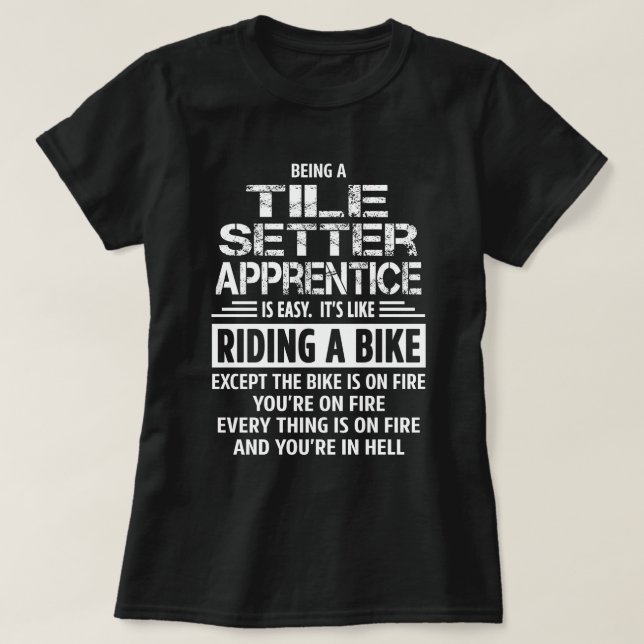 Tile Setter Apprentice T-Shirt (Design vorne)