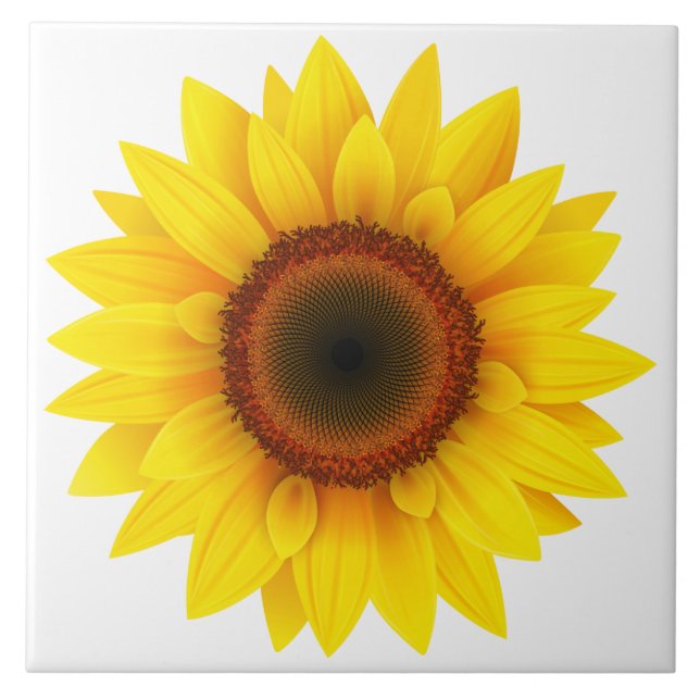 Tile Trivet-Sunflower Fliese (Vorderseite)