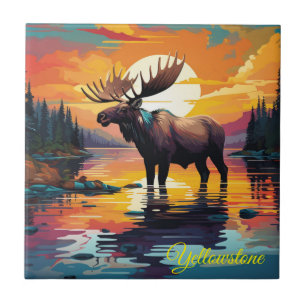 Tile Trivet-Yellowstone-Elche Fliese