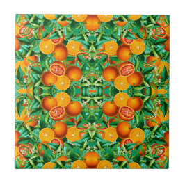 TILE TROPISCHER ORANGEN FLIESE
