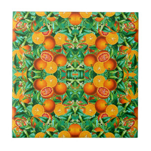 TILE TROPISCHER ORANGEN FLIESE