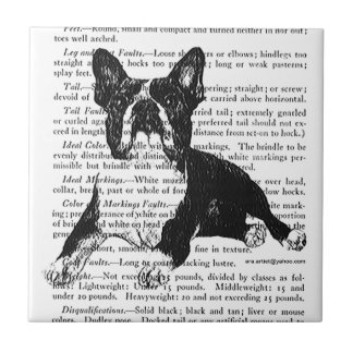 TILE-UNTER $20 GIFT BOSTONBULL KÜCHE TRIVET FLIESE