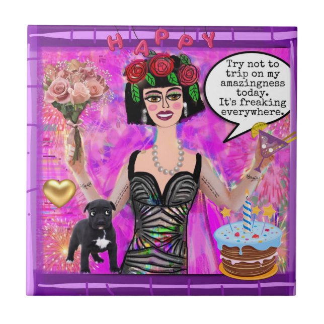 TILE-Versuche nicht auf meine Erstaunlichkeit zu v Fliese (Vorderseite)