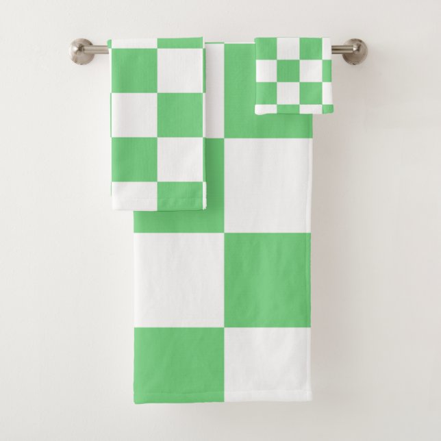 Tile Y2K für die Retro-Karton-Karton Badhandtuch Set (Insitu)