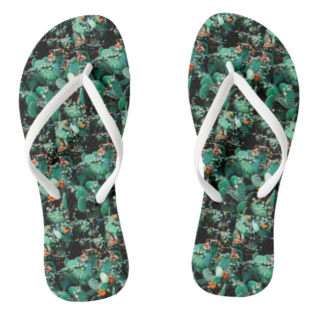Tiled Cactus Pflanze Flip Flops (Fußbett)