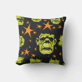 Tiled Frankenstein Pattern Kissen