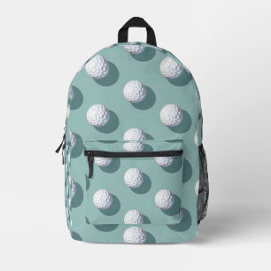 Tiled Golf Ball Pattern Bedruckter Rucksack