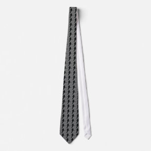Tiled Hockey Design Necktie Krawatte