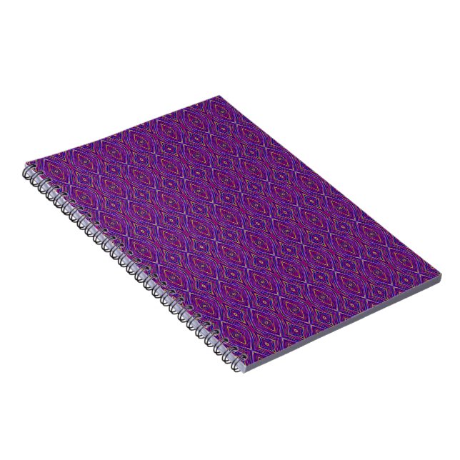 Tiled Scribbles | SpiralNotebook Notizblock (Rechte Seite)