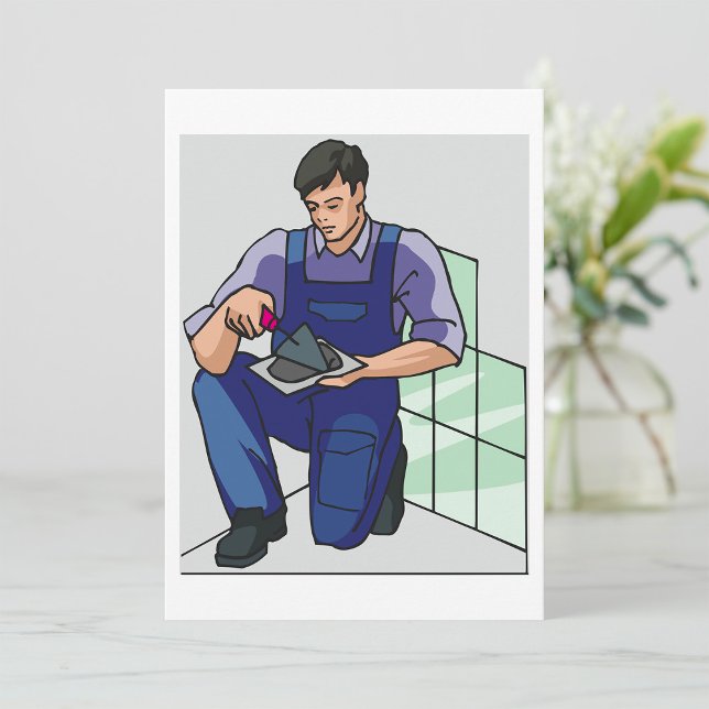 Tiler am Arbeitsplatz Einladung (Von Creator hochgeladen)