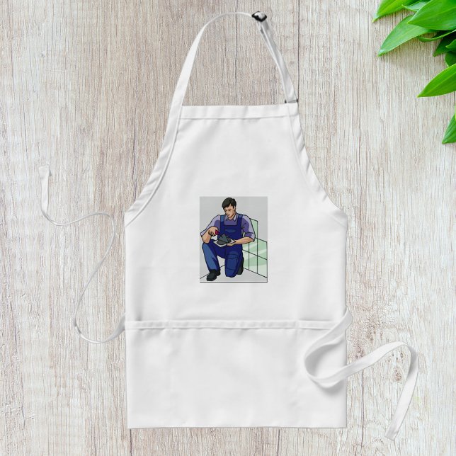 Tiler am Arbeitsplatz Schürze (Von Creator hochgeladen)