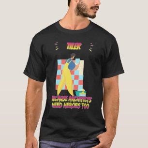 Tiler, weil Architekten lustiges Sarcasm-Zitat bra T-Shirt