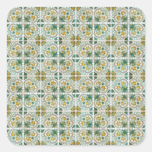 Tiles-Ceramic Quadratischer Aufkleber
