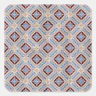 Tiles-Ceramic Quadratischer Aufkleber
