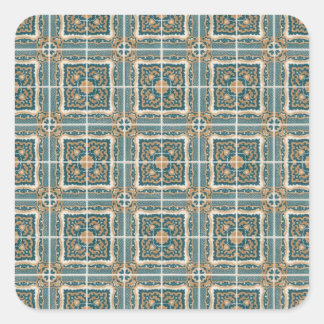 Tiles-Ceramic Quadratischer Aufkleber
