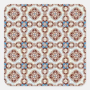 Tiles-Ceramic Quadratischer Aufkleber