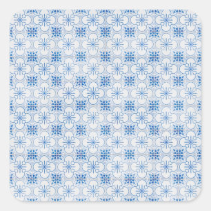 Tiles-Ceramic Quadratischer Aufkleber