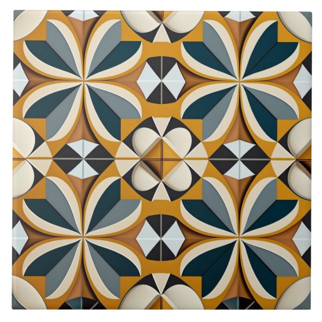 Tiles der aktuellen geometrischen Keramik Fliese (Vorderseite)