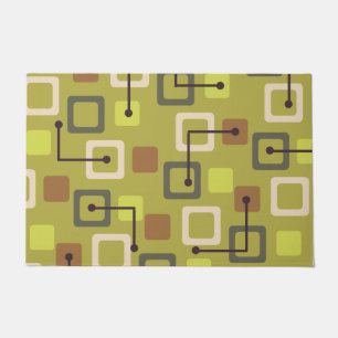 Tiles & Squares Chartreuse, Mitte der 50er Jahre Fußmatte