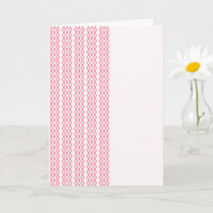 Tilet-Muster Rosa geometrisches Design Karte