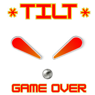Tilgspiel über Pinball T-Shirt