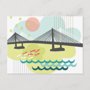 Tilikum Crossing Portland Postcard Postkarte