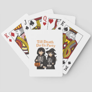 Till Death Do Us Party – Anime Halloween Paar Cl Spielkarten